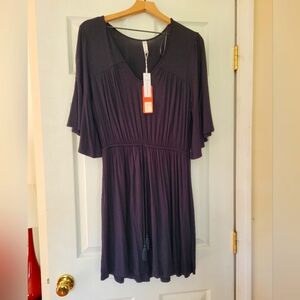 Gentle Fawn knit dress, black, XL